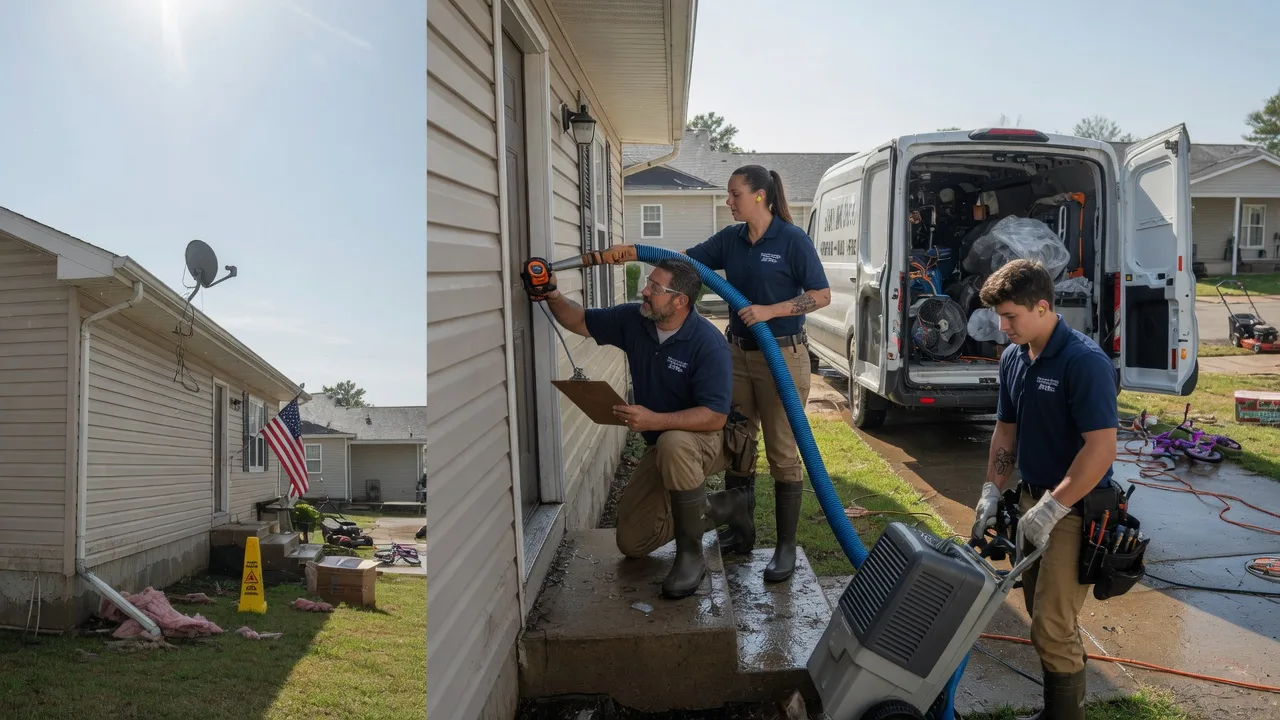 Ceiling Water Damage Restoration in Pearcy, AR near me